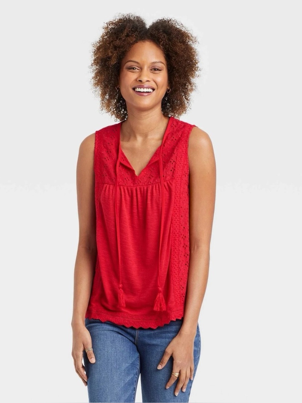 Knox Rose Rebel Red Tank Top 2X